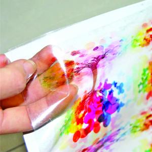 Adesivo Transparente Vinil Transparente   Brilho  