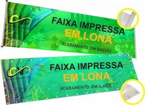 Faixa Lona 440g   Brilho  