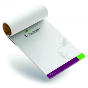 Receituário Personalizado Sulfite 90g  4x4  Corte Reto Talão com 100 folhas cada